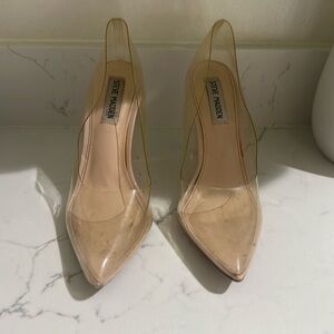 Steve Madden Vegas Clear Heeled Shoes 7.5